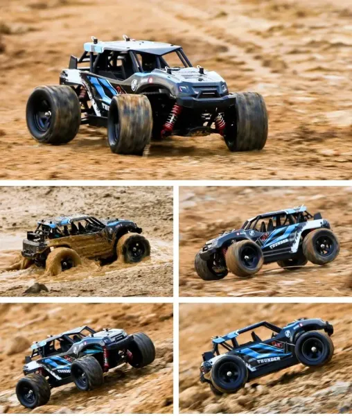 RC Elektro Buggy 1:18 mit 2,4Ghz, 40 km/h, Allradantrieb, LiIon , Thunder 312